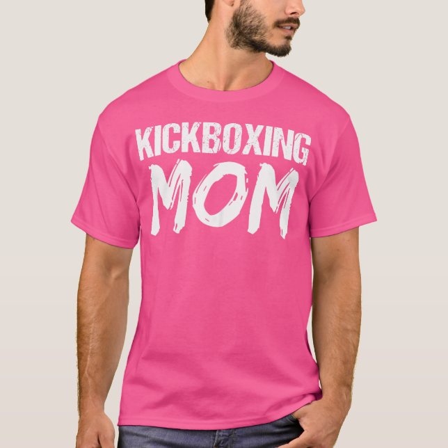 T-shirt Kickboxing Workout Kickboxing Mom (Devant)