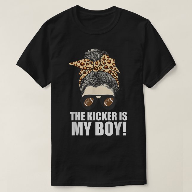 T-shirt Kicker is My Son - Fier Maman Joueur de football (Design devant)