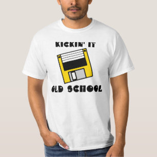 T-shirt Kickin il chemise de disque souple de jaune de