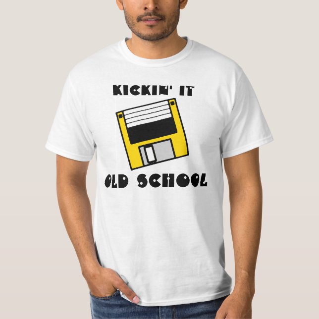 T-shirt Kickin il chemise de disque souple de jaune de (Devant)