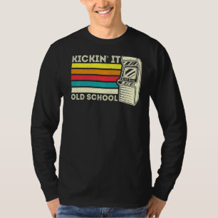 T-shirt Kickin' Old Retro 80s Arcade Video Gaming Gamer Pr