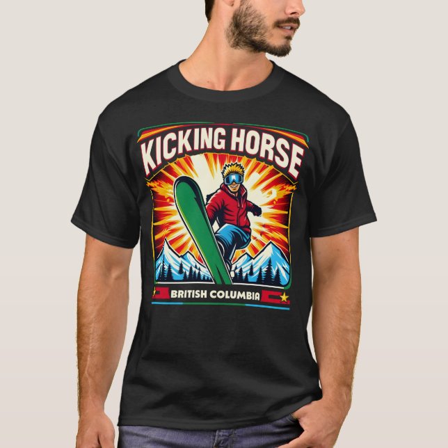 T-shirt Kicking Horse (Devant)