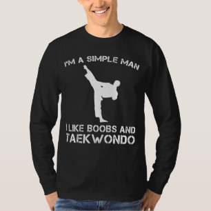 T-shirt Kicks and Chuckks - Drôle Taekwondo passionné T-