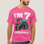 T-shirt Kid Monster Truck 7th Birthday Boy 7 Seven Year O<br><div class="desc">Kid Monster Truck 7th Birthday Boy 7 Seven Year Old 1704.</div>