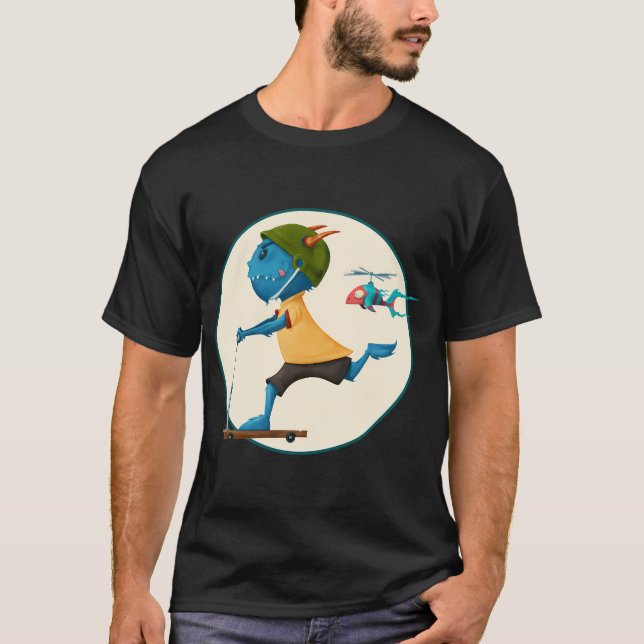 T-shirt Kid Monstro Go! (Devant)