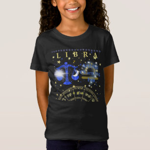 T-shirt Kid Retro Libra Zodiac Traits
