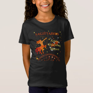 T-shirt Kid Retro Sagittarius Zodiac Traits