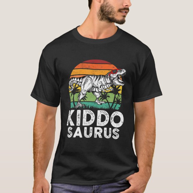 T-shirt Kiddosaurus Funny T Rex Dinosaur Kiddo Saurus Fami (Devant)