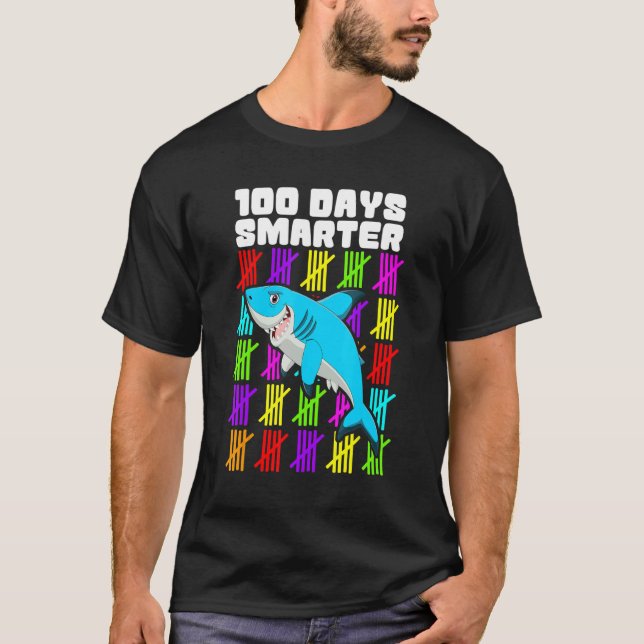 T-shirt Kids 100 Days Smarter Shirts, Boys 100th Day Of Sc (Devant)