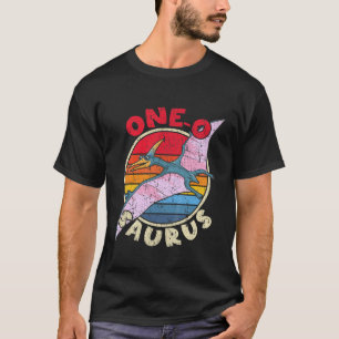 T-shirt Kids 1St Birthday One O Saurus I Pterodactylus I F
