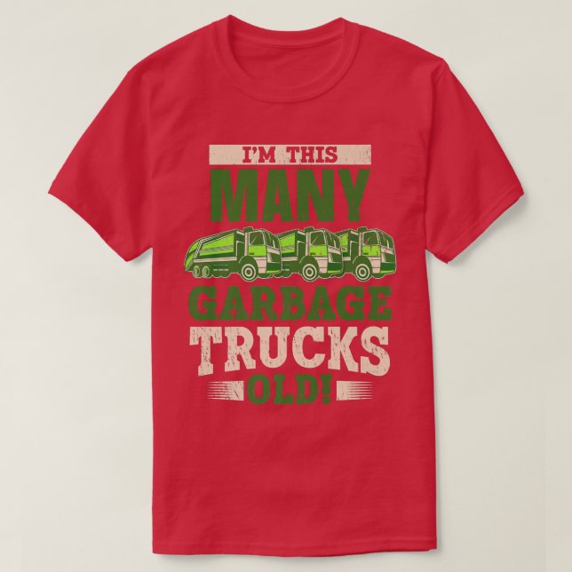 T-shirt Kids 3 Year Old Garbage (Design devant)