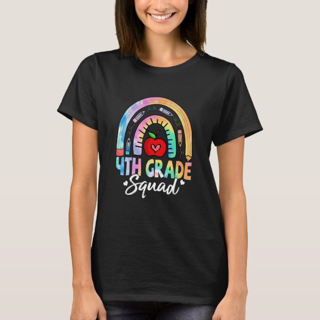 T-shirt Kids 4th Grade Squad Back To School Fourth Grade T (Devant)