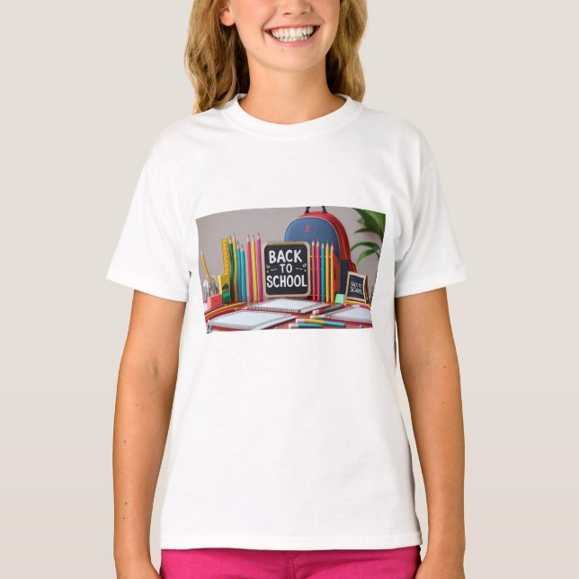 T-shirt Kids- Back To School Tee Shirt (Devant)