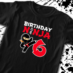 T-shirt Kids Birthday Ninja