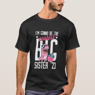 T-shirt Kids Cute Dino Je serai la plus cool des grandes s