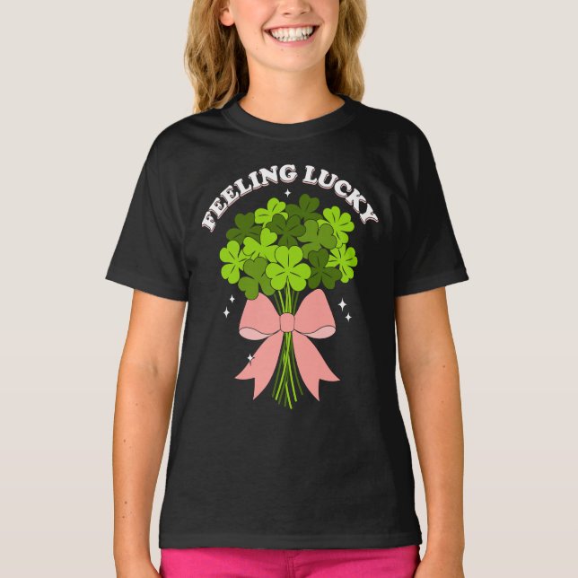 T-shirt Kids cute St.Patrick’s Day  (Devant)