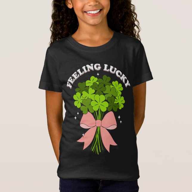 T-Shirt Kids cute St.Patrick’s Day (Devant)