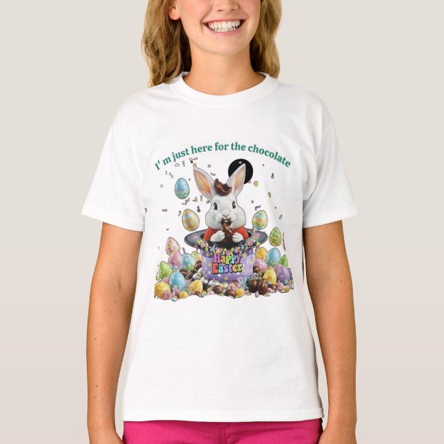 T-shirt Kids Easter Bunny in magic hat (Devant)