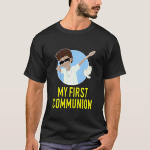 T-shirt Kids First Communion Boys Holy 1st Communion Afric