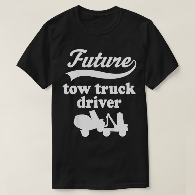 T-shirt Kids Future Tow Truck Driver  (Design devant)