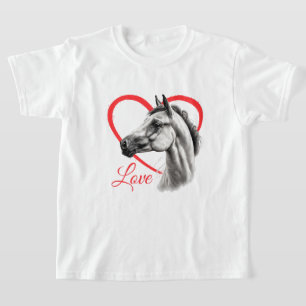 T-shirt Kid's Horse Love