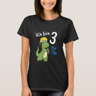 T-shirt Kids Ich Bin Schon 3 Jahre Alt Fire Brigade Dino D