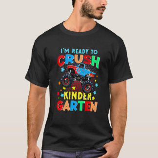 T-shirt Kids I'm Ready To Crush Kindergarten Monster Truck