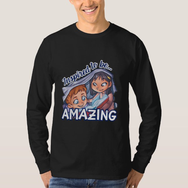 T-shirt Kids Inspired to be Amazing Embrace Your Potential (Devant)