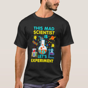 T-shirt Kids Kids 10th Birthday This Mad Scientist Is 10L