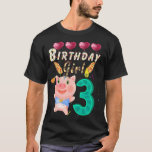 T-shirt Kids Kids Kids 3 Year Old Pig Birthday Girl Cute 3<br><div class="desc">Kids Kids Kids 3 Year Old Pig Birthday Girl Cute 3th Party Premium  .</div>