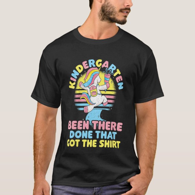T-shirt Kids Kindergarten Graduation Kindergarten Been The (Devant)