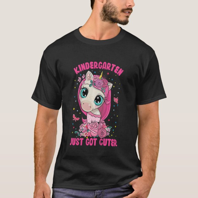 T-shirt Kids Kindergarten  Unicorn Fun For Girls (Devant)
