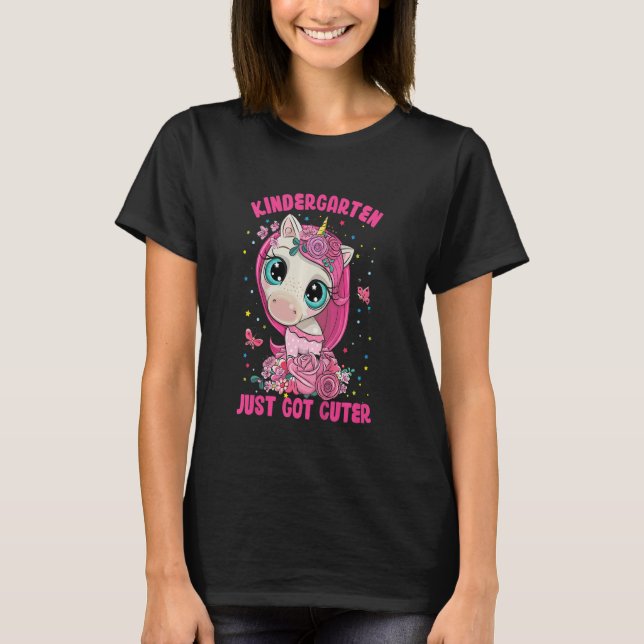 T-shirt Kids Kindergarten  Unicorn Fun For Girls (Devant)