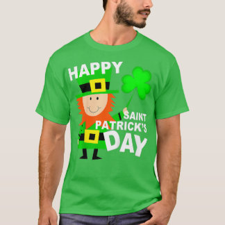 T-shirt Kids Leprechaun Gift for Boys Girls Happy Saint