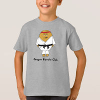 Kids Martial Arts Karate Club Cartoon Caractère