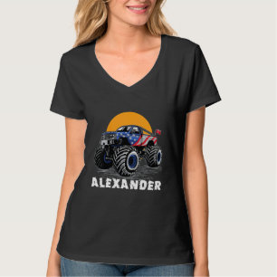 T-shirt Kids Monster Nom du camion Alexander Car