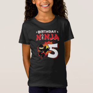T-Shirt Kids Ninja Birthday Party Gift - 5 Year Old