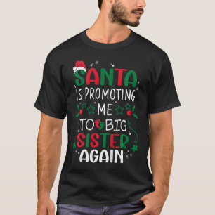 T-shirt Kids Père Noël M'Encourage À La Grande Soeur À Nou