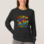 T-shirt Kids Pop It 9th Birthday 9 Year PopParty For<br><div class="desc">Kids Pop It 9th Birthday 9 Year Popping Party For Girls Pop It</div>