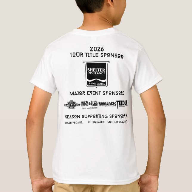 T-shirt KIDS SHIRT - 2026 Thunderbird Golf Sponsors (Dos)