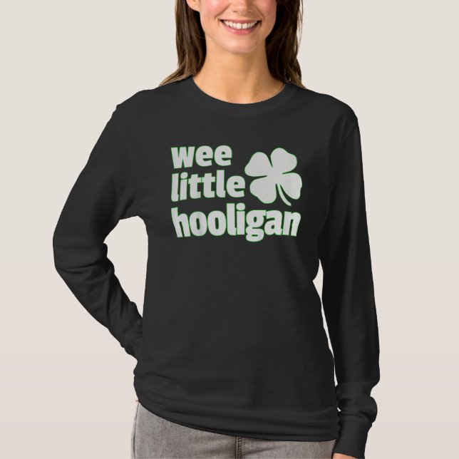 T-shirt Kids WEE LITTLE HOOLIGAN Kids St. Patrick's Day (Devant)