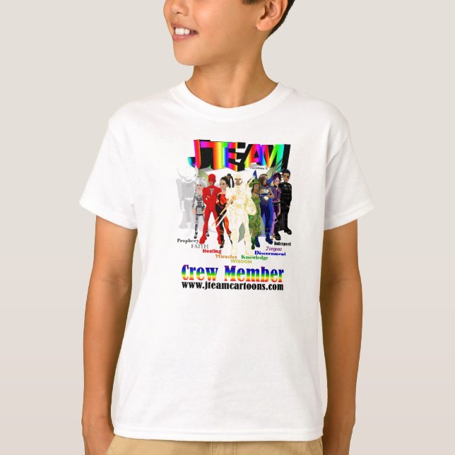 T-shirt KidsCrewMemberJTeamTeeShirt (Devant)