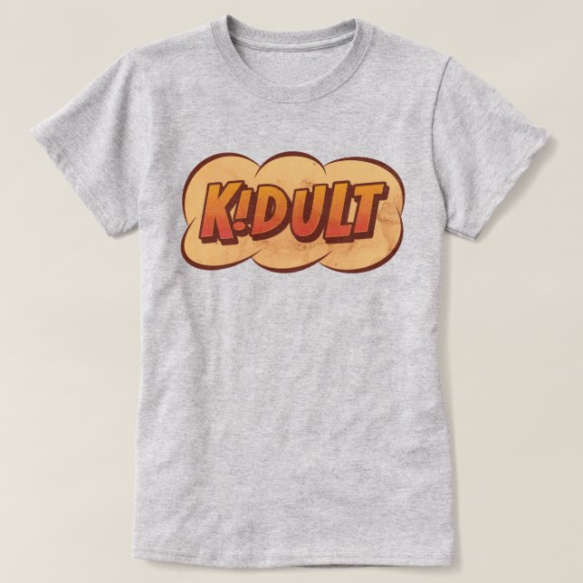 T-shirt KIDULT - Un adulte qui est un enfant à coeur - Des (Design devant)