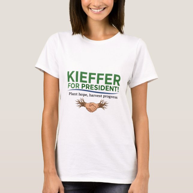 T-shirt Kieffer For President! (Devant)
