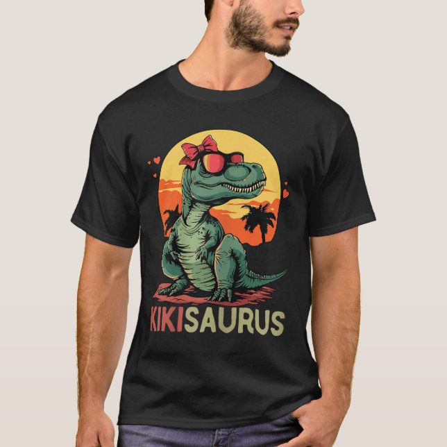 T-shirt Kikisaurus Dino Dinosaur Kiki-saurus T-rex Mother' (Devant)