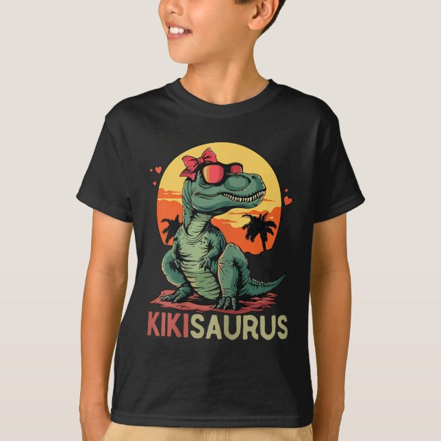 T-shirt Kikisaurus Dino Dinosaur Kiki-saurus T-rex Mother' (Devant)