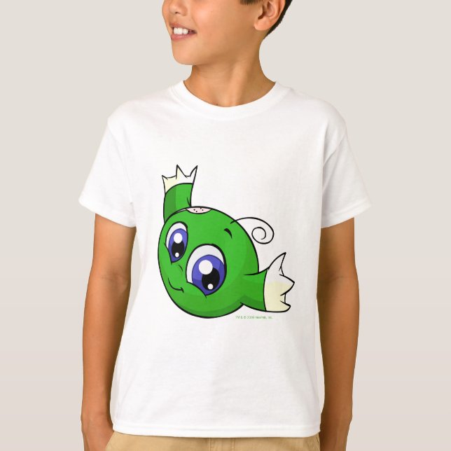 T-shirt Kiko vert de tourbillonnement (Devant)