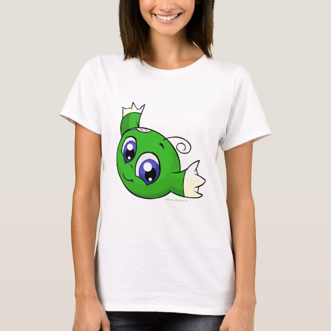T-shirt Kiko vert de tourbillonnement (Devant)