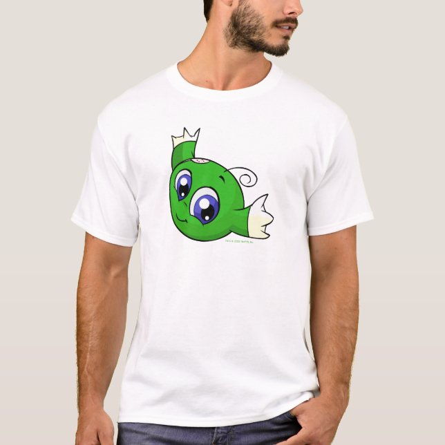 T-shirt Kiko vert de tourbillonnement (Devant)