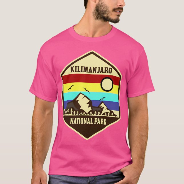 T-shirt Kilimandjaro Tanzanie active (Devant)